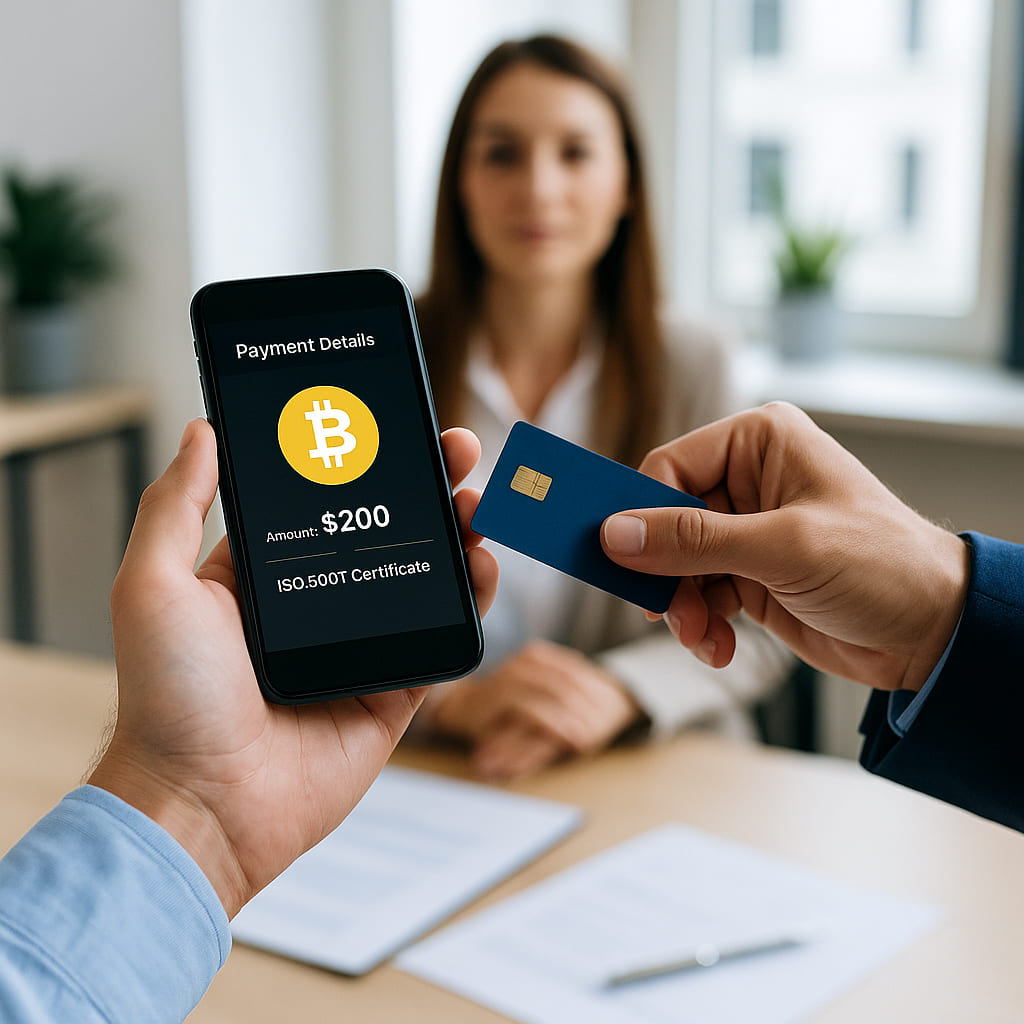 3. PAY SECURELY & RECEIVE CERTIFICATE